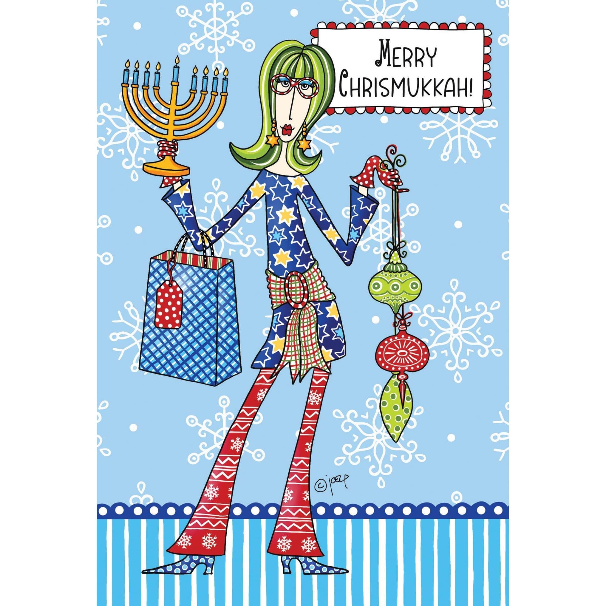 Pictura Chrismukkah Holiday Card featuring festive seasonal design with holiday symbols and cheerful greeting.
